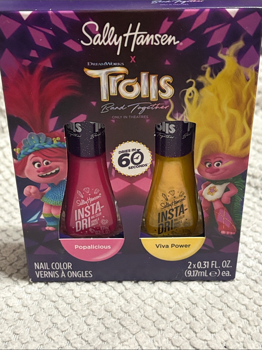 Sally Hansen Trolls Nail Color Duo Set